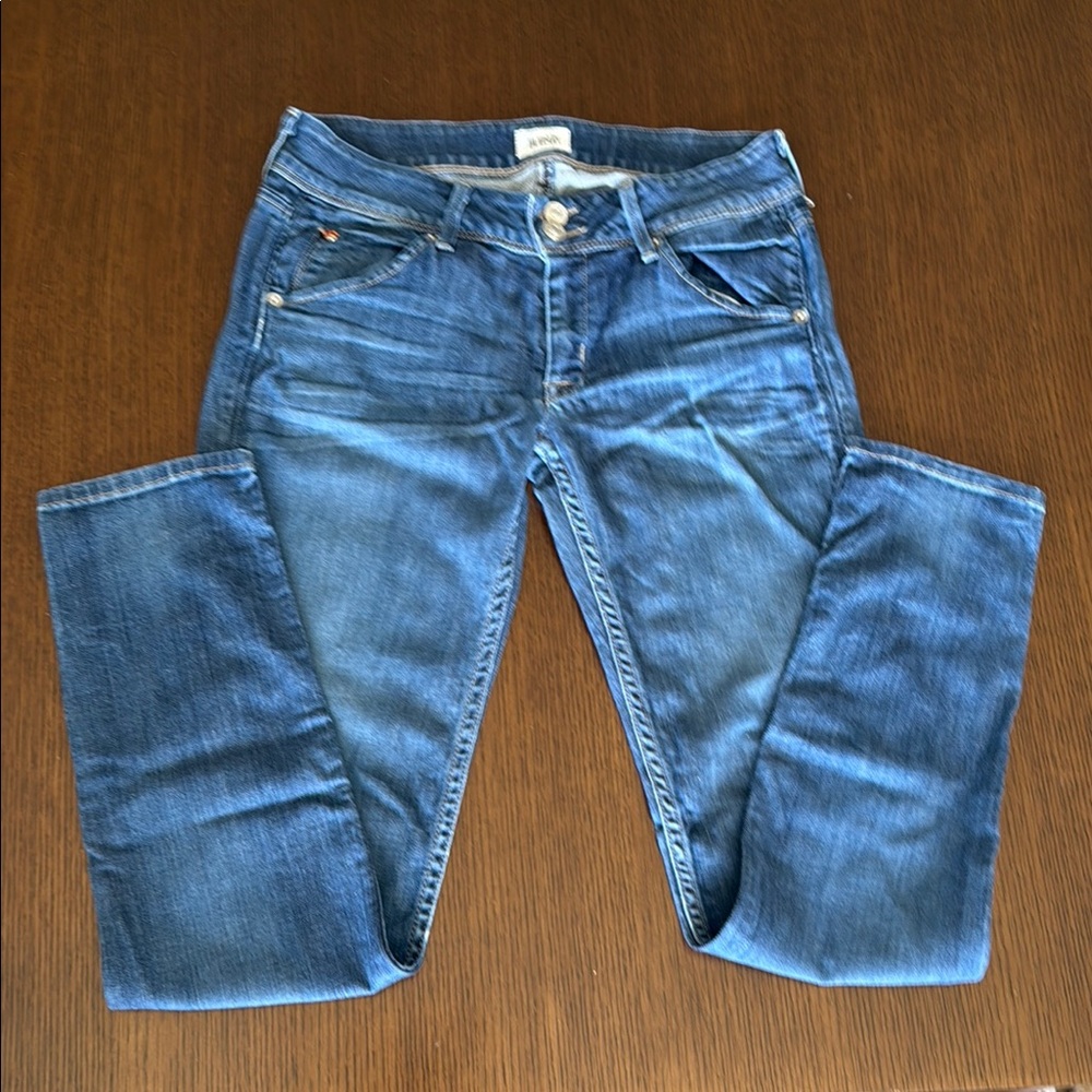 Hudson Jeans Blue Skinny Fit Denim